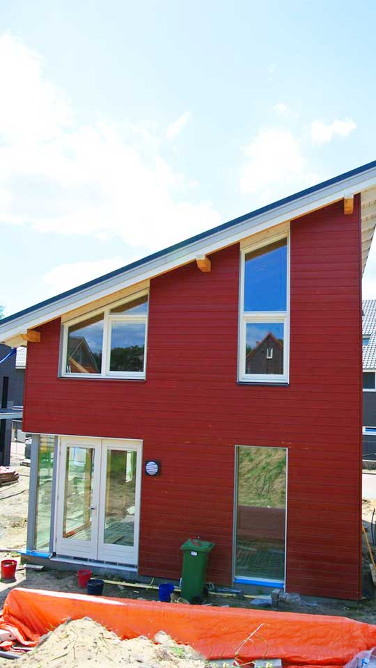 houten huizen bouwen